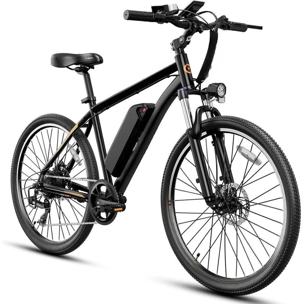 دراجة جبلية كهربائية بقوة 750 وات للبالغين: 40 ميلًا، 20 ميل في الساعة، بطارية 360 وات في الساعة، 7 سرعات، 26 إطارًا، تعليق #1