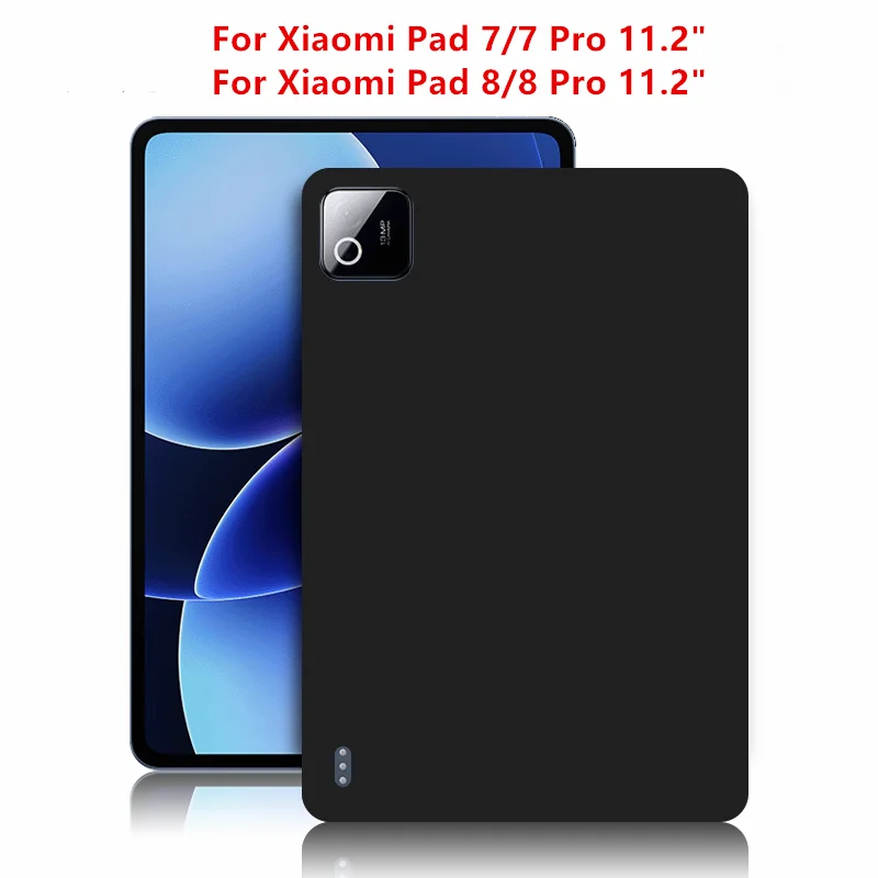 

For Xiaomi Pad 8 Case MiPad 8 Pro 11.2 inch Silicone Case Airbag Anti-drop TPU Tablet Cover Xiaomi Pad 7 Pro Mi Pad 7 2024 Funda