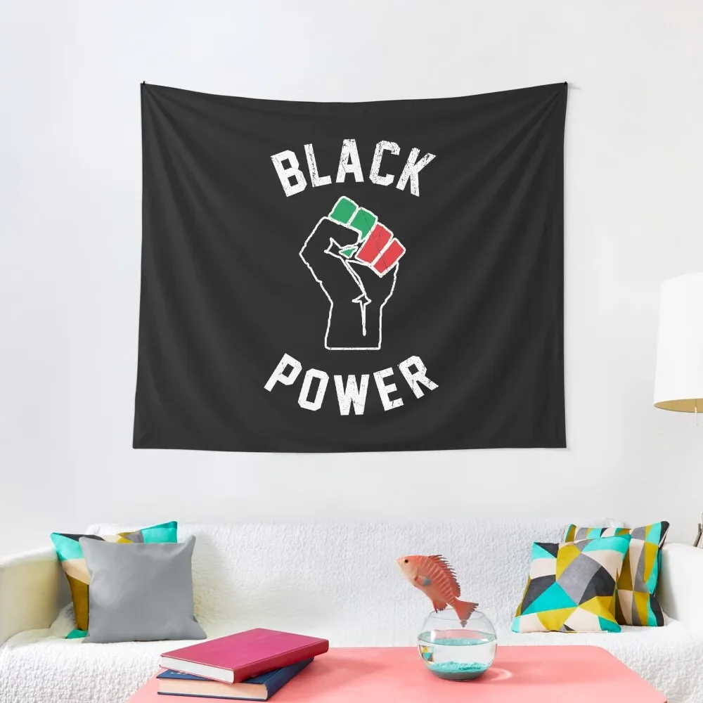 

Black Power Fist Tapestry Wallpaper Room Decorating Aesthetic Bedroom Decorations Outdoor Decoration Tapestry