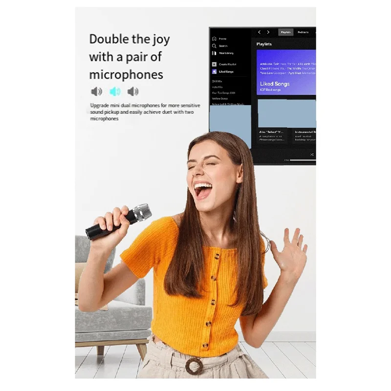 

Sd306plus Owl Bluetooth Speaker Powerful Portable With Dual Mics HIFI Sound Ideal For Karaoke And Outdoor Parties