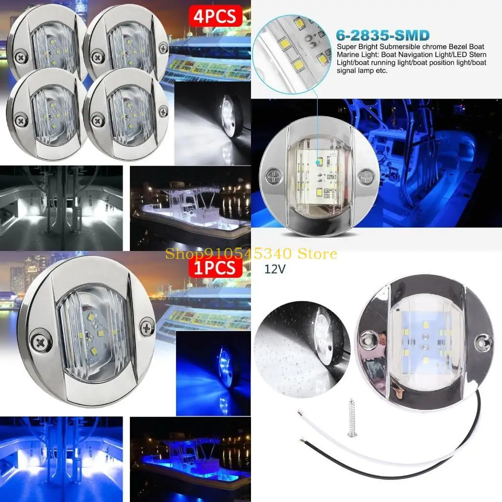 U2JA comumente usado 12/24V redondo LED lâmpadas luz iate equipe iluminação marítima