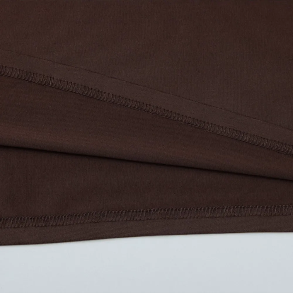 فستان سهرة أنيق مزاجه موضة جديدة بلون سليم فستان غير منتظم خارج الكتف كم واحد مطوي فساتين طويلة #6