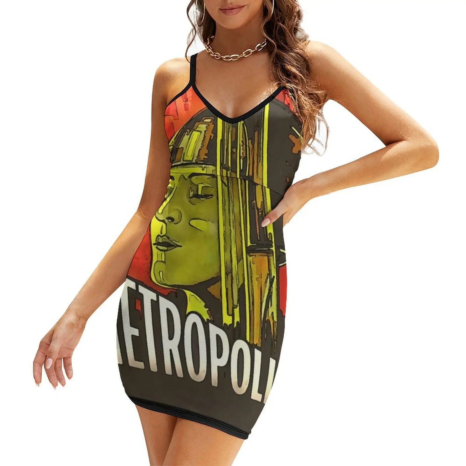 

metropolis Sling Dress women's fashion dresses Party dresses dress women elegant luxury dress women summer 2025