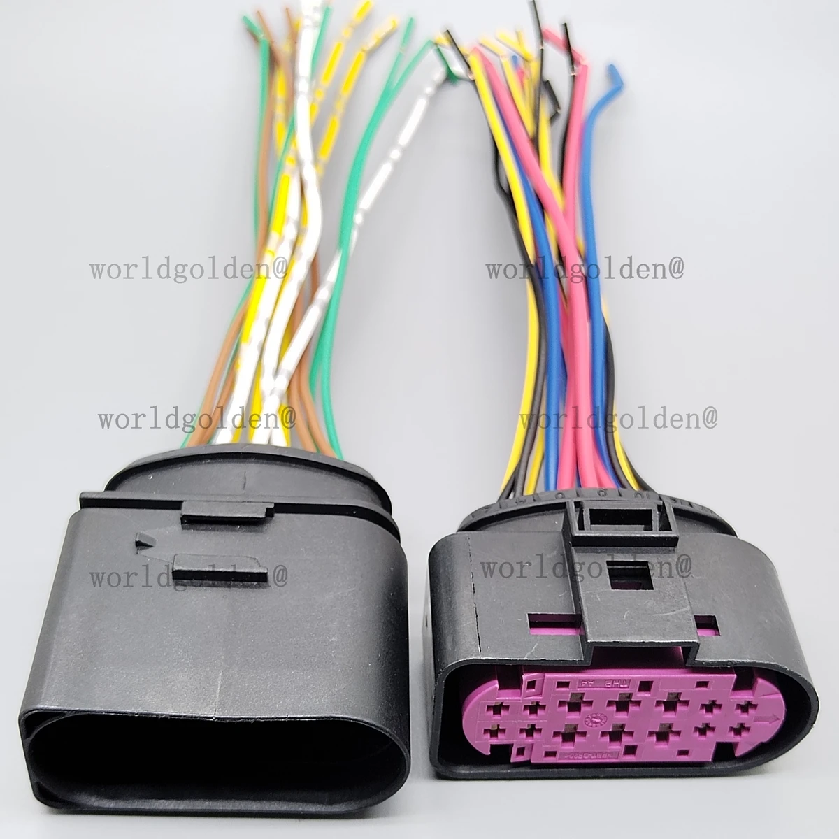Auto 14P Xenon Headlamp Socket 1J0973737/1J0973837 car connector for Universal Vehicles Lighting Circuit Refit