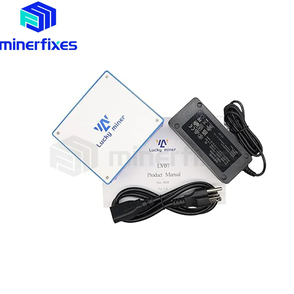 เครื่องขุดบิตคอยน์ Lucky miner LV07 WIFI 1TH/S 30W BM1366 SHA256 เครื่องขุดเงียบสำหรับใช้ในบ้าน เครื่องขุด BTC แบบเดี่ยว bitaxe ultra