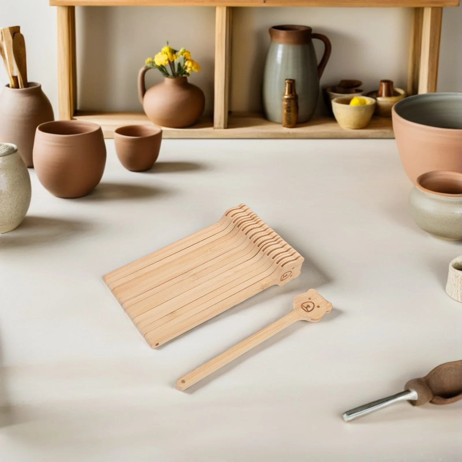 15 قطعة مقابض مروحة الخيزران قوي النمط الصيني الخشب مروحة اليد القبضات DIY بها بنفسك الحرف الزفاف المشجعين الصيف التبريد اللوحة العصي #2