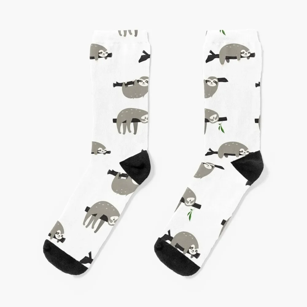 

Sloths Socks anti-slip Rugby funny gifts Man Socks Women's