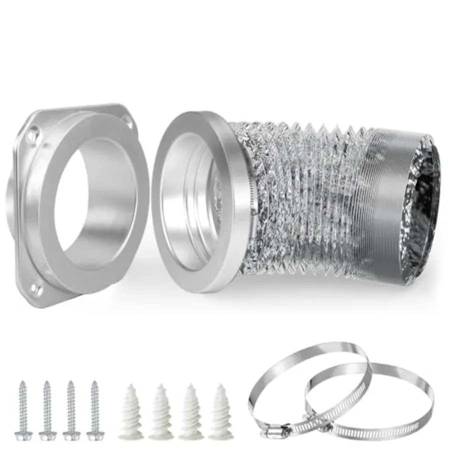 

Picowe Magnetic Dryer Vent Connector Kit, Stainless Steel Magvent DV180 Airtight Seal Dryer Vent Coupling, Quick Connect, Inclu