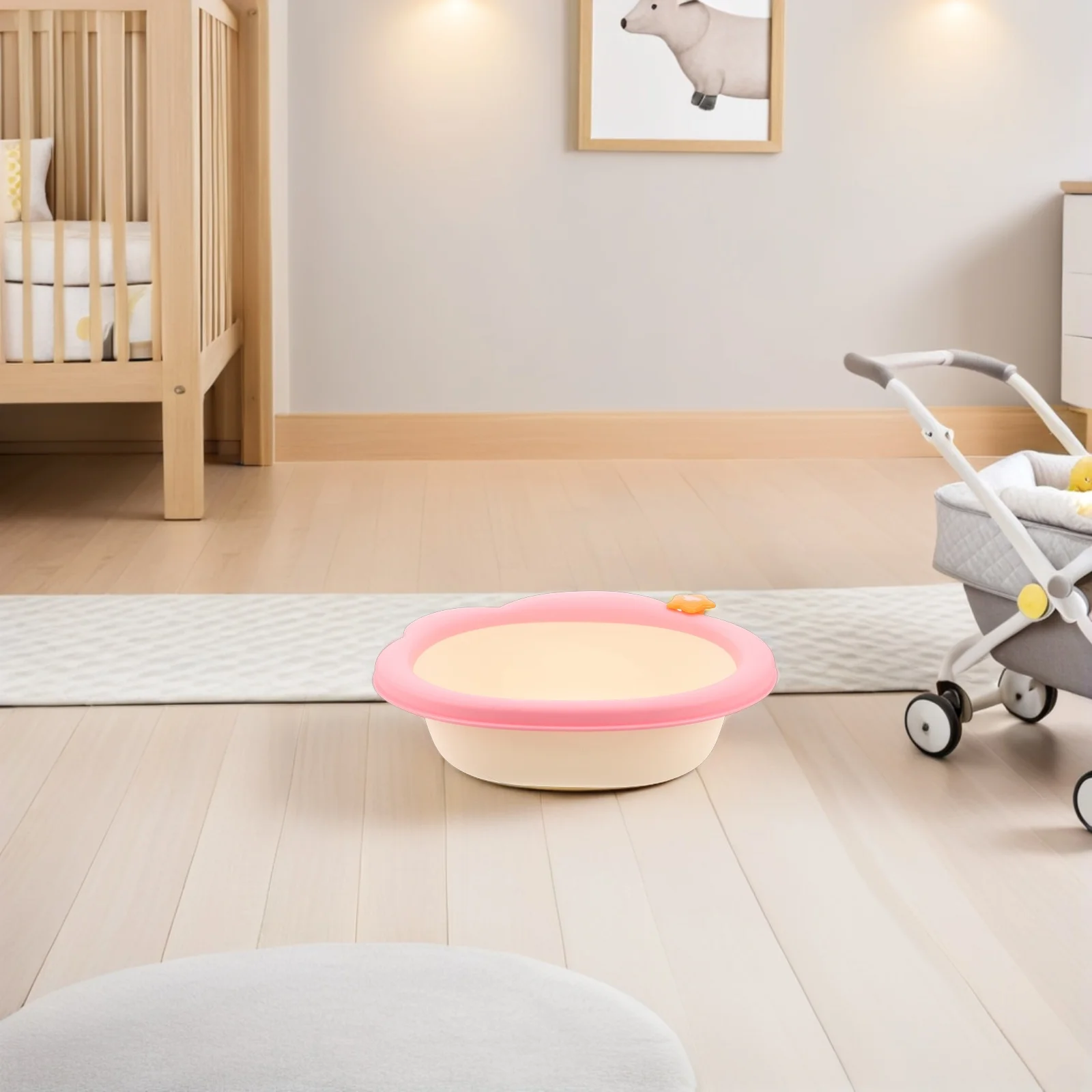 

Baby Wash Basin 4200ml Infant Basin Compact Lightweight Stackable Non-Slip Stable Multi-Purpose Home Travel Home Essentials