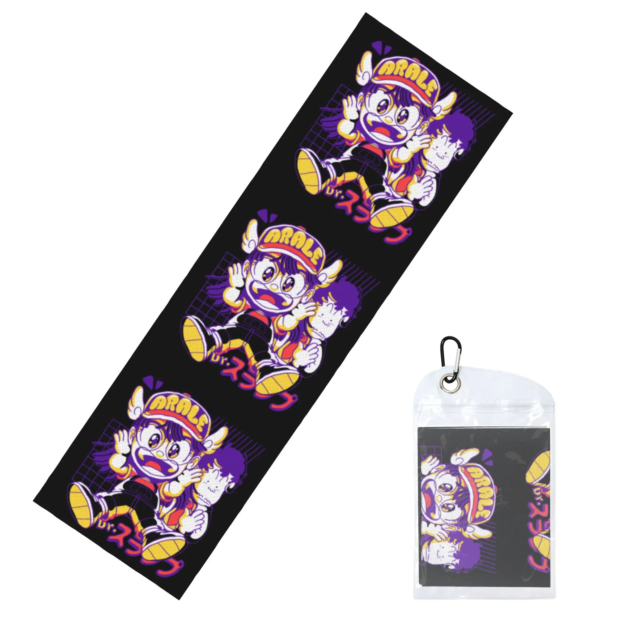 Arare Arale Purple Dr Slump Towel Quick Dry  Super Soft For Training Towels