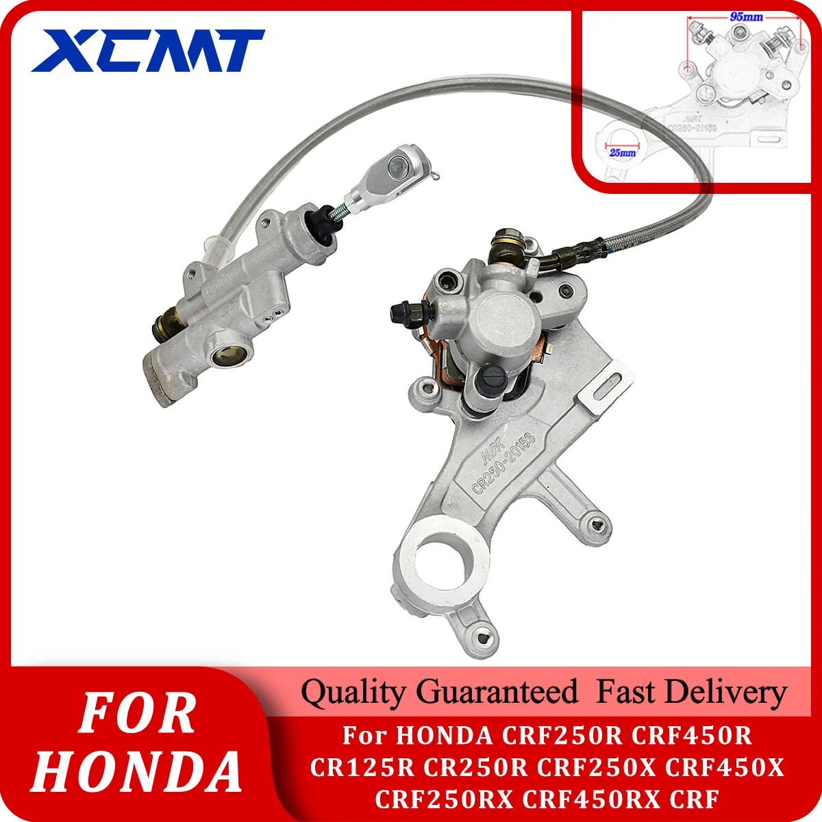 Motorcycle Rear Brake Caliper Master Cylinder Pump For HONDA CRF250R CRF450R CR125R CR250R CRF250X CRF450X CRF250RX CRF450RX CRF