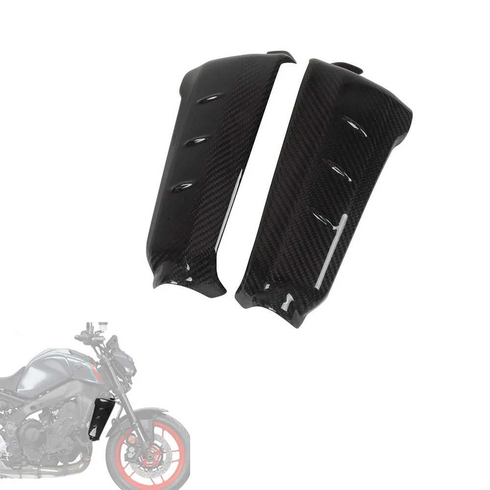 Motorcycle Carbon Fiber Radiator Side Panel Cover For YAMAHA MT09 MT-09 2021 2022 2023