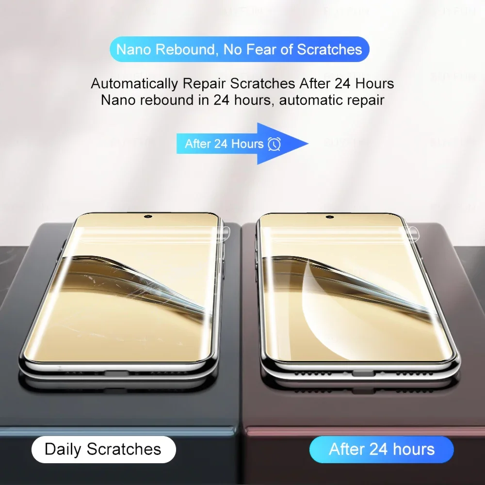 4PCS Pellicola Idrogel Per Realme 13 12 11 10 Pro Plus Protezione Dello Schermo Della Copertura Completa Per Realme C67 C63 C61 C55 C53 Nota 50 Pellicola Morbida