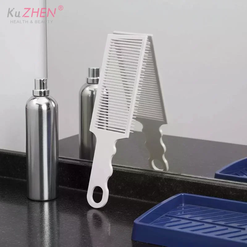 Barber Flat Top Hair Cutting Combs Professional Barber Clipper Flat Top Hair Cutting Comb For Men Fading Comb Salon Styling Tool