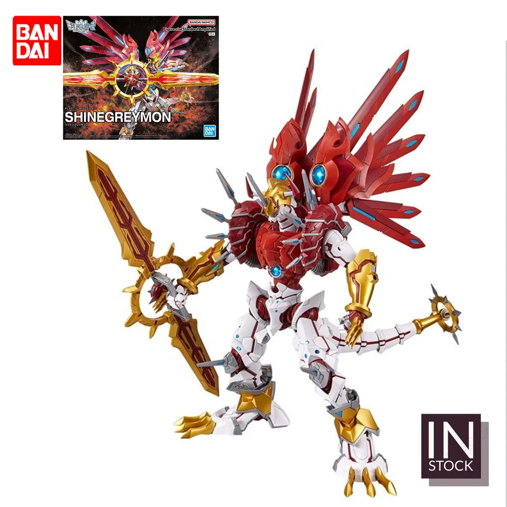 [In Stock] Original BANDAI FRS Figure Standard [DIGIMON] - SHINE Greymon Plastice Model Kit