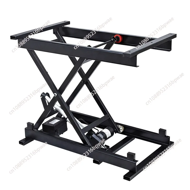 300kg multifunctional electric wired remote control coffee table dining table 24V lifting hardware folding iron frame