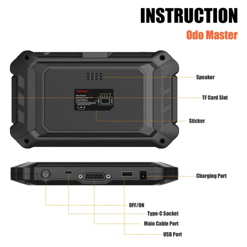 OBDSTAR ODOMASTER Cluster Calibration/OBDII and Special Functions Cover More Vehicles Models Get Free FCA Adapter