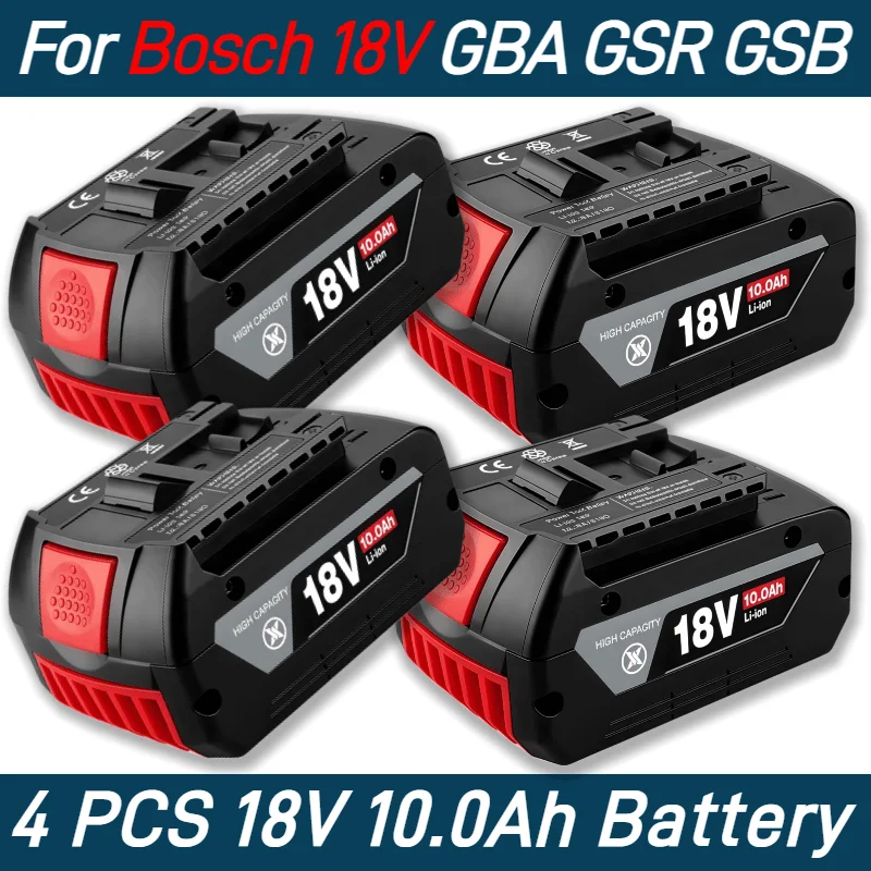 

Durable12.0Ah for Bosch 18v battery GSB BAT609, BAT609G, BAT611, BAT612⚡GSR 180-LI Drills - Compatible for BOSCHCE Certified