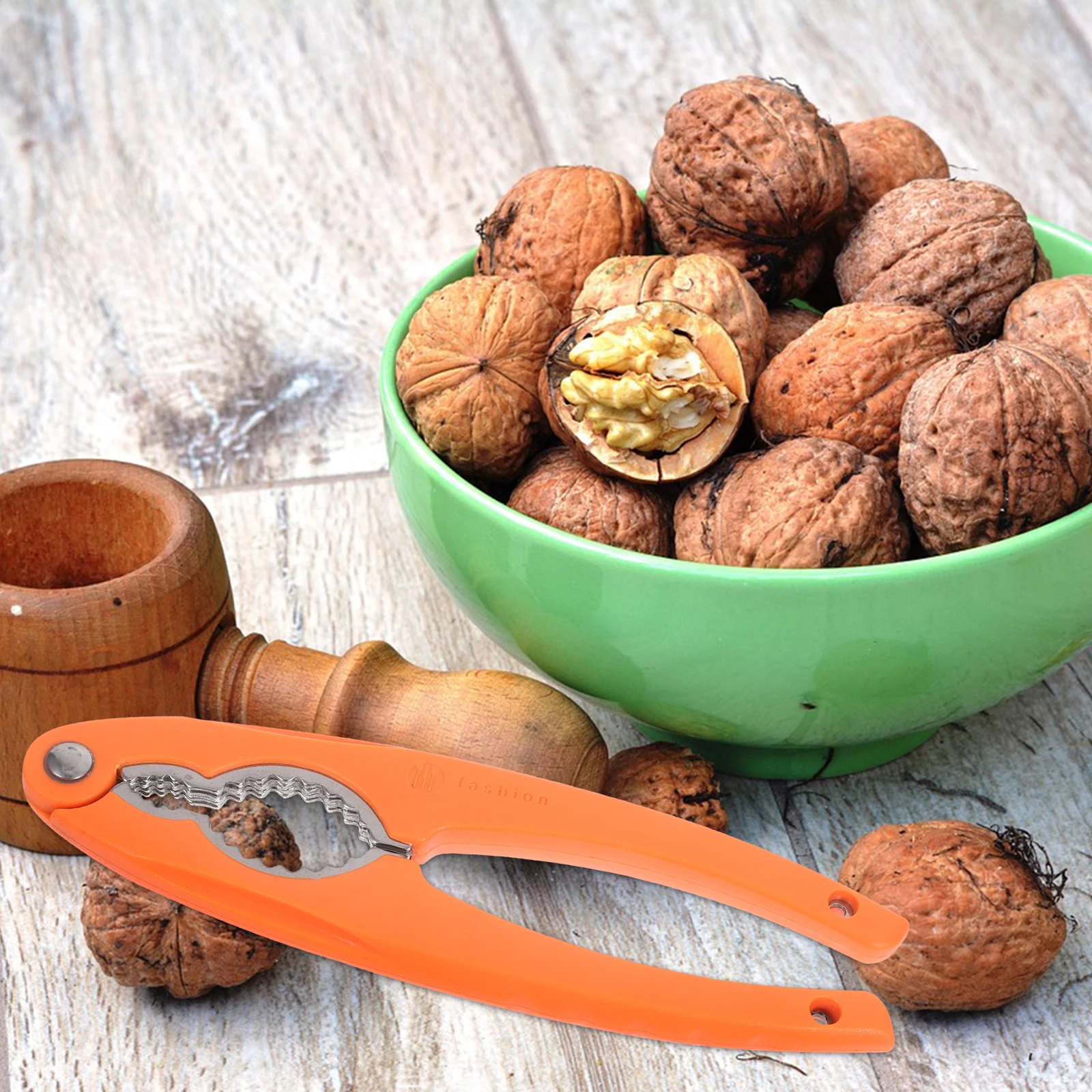 

Nut Clip Walnut Nutcracker for Walnuts Crackers Chestnut Opener Multifunction Stainless Steel Tool