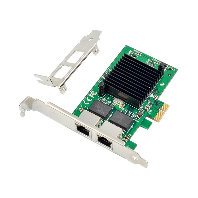 SUNWEIT ST725 PCIe X1 carte Ethernet double Gigabit JL82575 Chipset 2 ports 1000 Mbps carte réseau