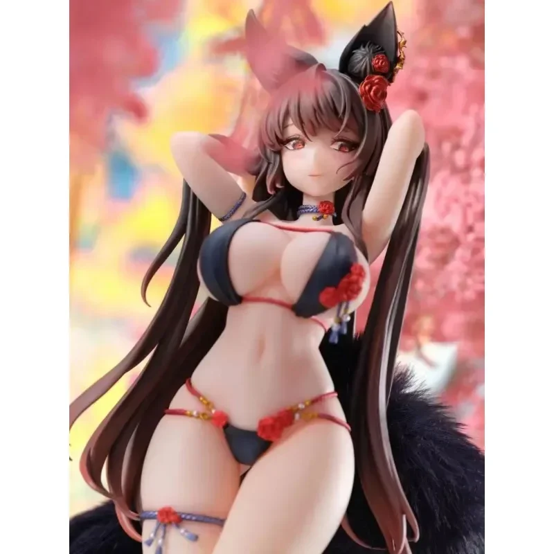 Original Bear Panda Bara Kitsune Fox Girl Chasing Eyes PVC 27cm Sexy Action Figure Model Toys Collection Boy Doll Gifts In Stock