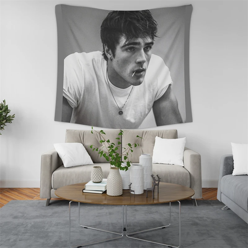 Gaslight Gatekeep Girlboss Jacob Elordi Tapestry Wall Hanging Art for Bedroom Living Room Decor Home Decoration