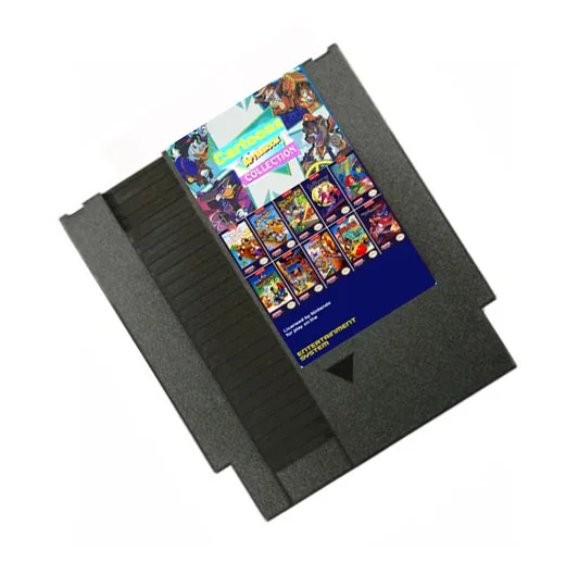 IL POMERIGGIO CARTONI ANIMATI COLLECTION cartuccia di gioco 117 in 1 Cartuccia di Gioco per NES 72pins cartuccia di gioco