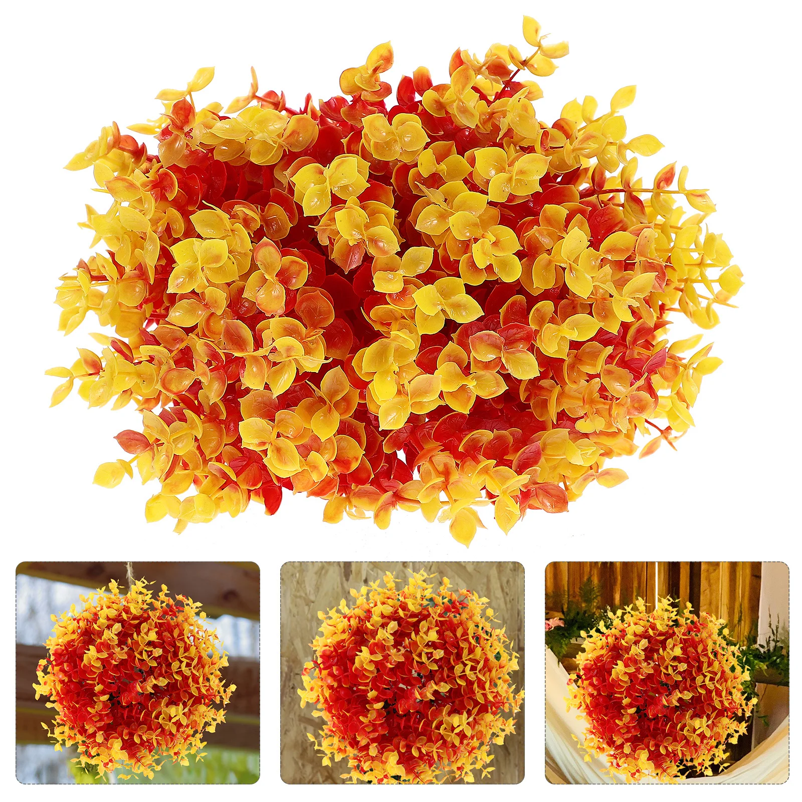 

Artificial Grass Ball Hanging Decor Fake Topiary Sphere For Home Garden Indoor Outdoor Ceiling Decoration Simulated Plant