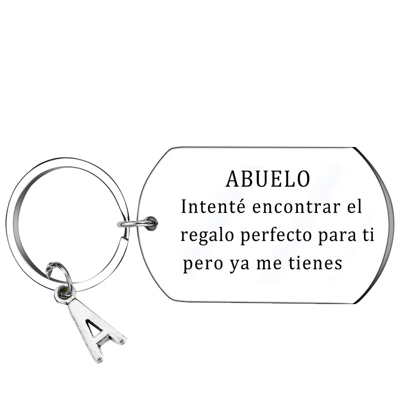 Spanish Grandpa Keychain - Best Gift for Father’s Day, Christmas, or Birthday