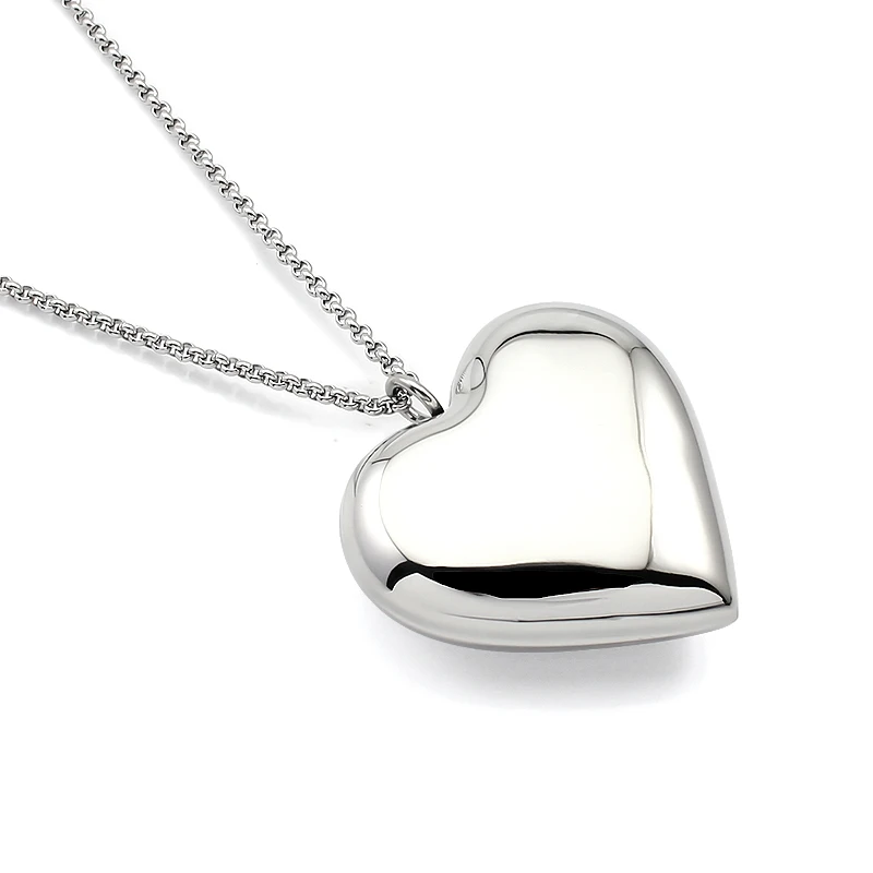 Original Hollow Korean Sweet Love Heart  Necklace45.5cm+5cm necklace big heart necklace jewelry for women man