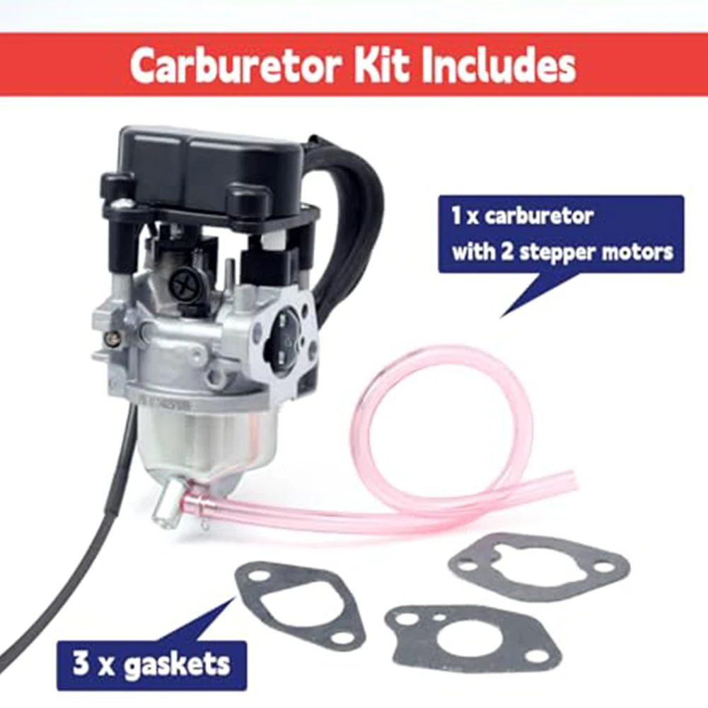 Carburetor Kit With 2 Stepper Motors For IGen4500 4500W Portable Inverter Generator Compatible With P4500i
