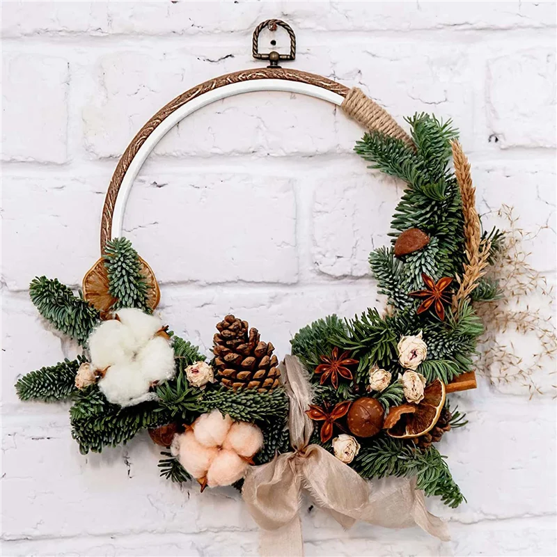 

【Сьогодні всего】8 шт., 8,4-дюймовые пяльцы для вышивания, имитация дерева, рамка для вышивания, объемные круглые пяльцы для вышивания