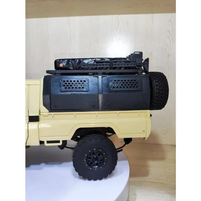 

For MN82 Toyota LC79 RC Crawler 3D Printed Truck Bed Storage Box , Direct Fit Upgrade Toolbox RC Car Modified Parts