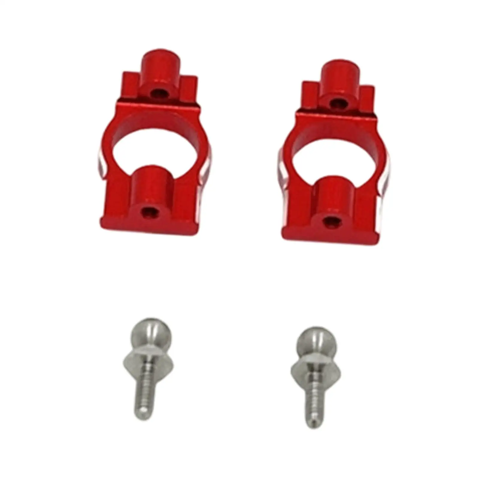 RC Car Caster Blocks C Hubs Aluminum Alloy, High Performance, Directly Replace Parts, Easy to Install C Seat Carrier for 244016