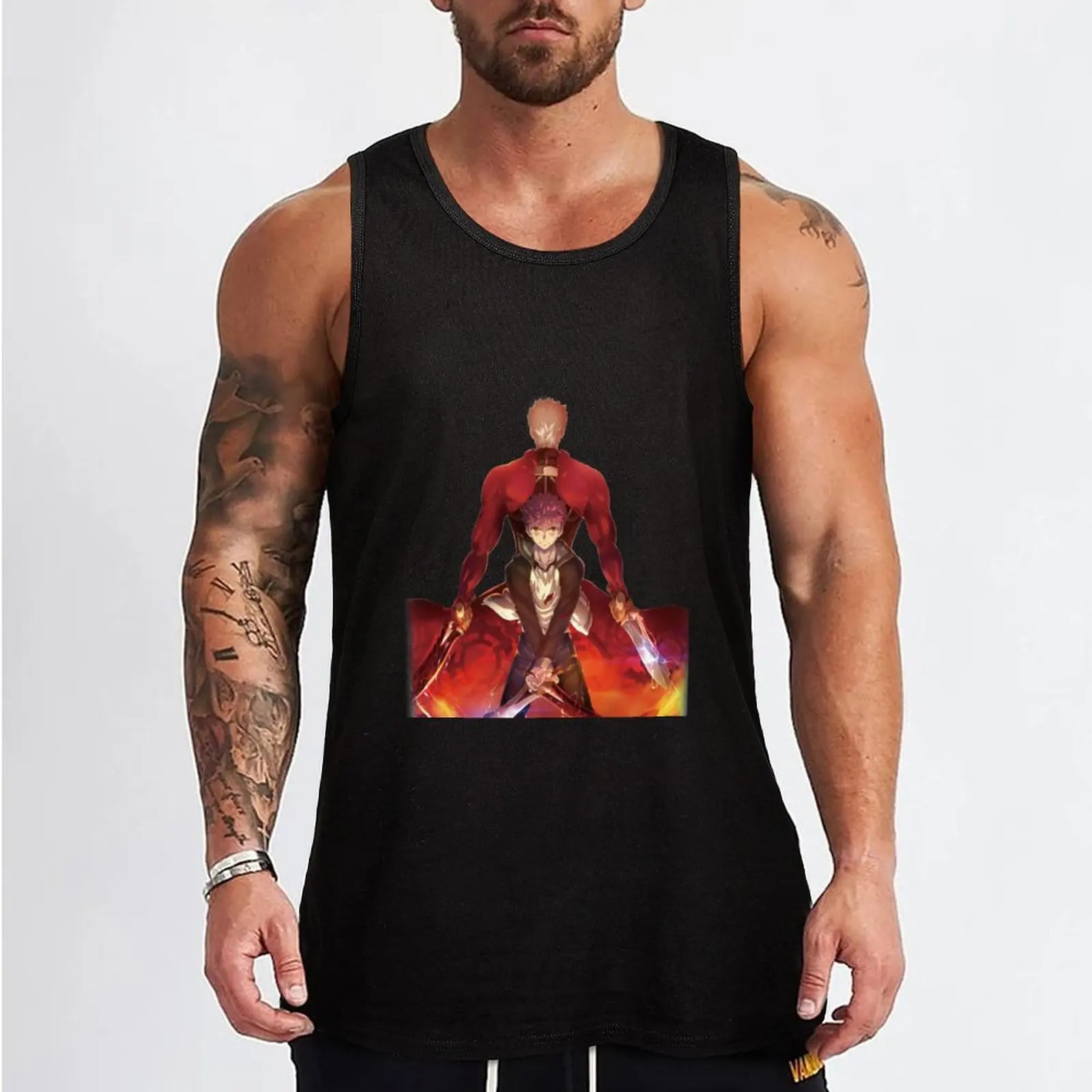 Archer Shirou Emiya Tank Top gym clothes for man T-shirts men t-shirts for men gym clothes man fitness