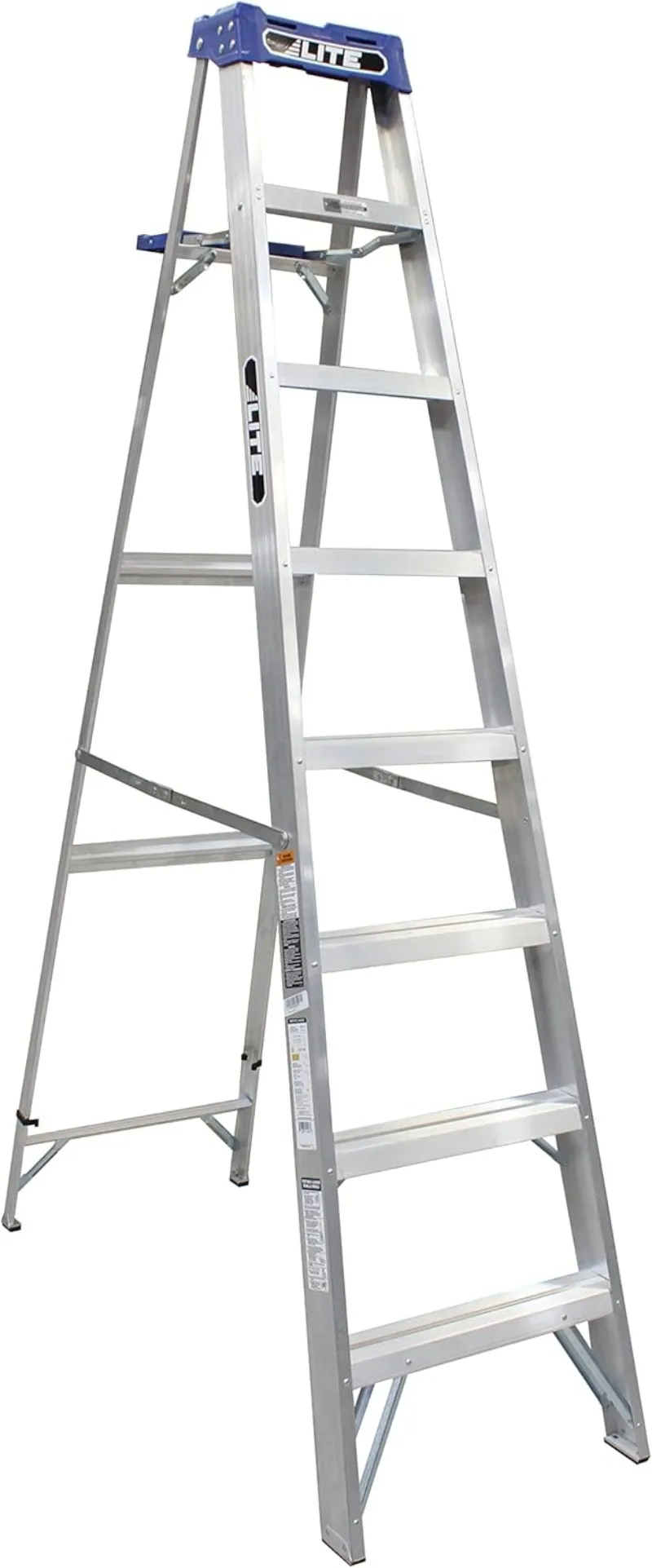 8-foot Aluminium Step Ladder with tool tray, 250-Pound Load Capacity, Type I, LP-2111-08