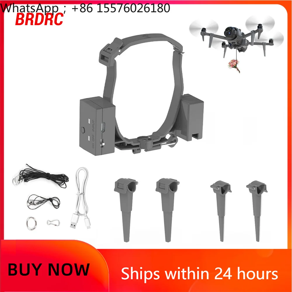 

BRDRC Airdrop System for DJI Mavic 4 Pro Drone Fishing Bait Wedding Gift Deliver Thrower Lightweight Accessories