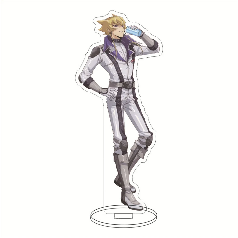 أنيمي يو غي أوه! VRAINS الشكل دمية لعبة يوساكو فوجيكي ريوكين كوجامي الاكريليك تمثال حامل نموذج تأثيري صديق لعبة هدية #4