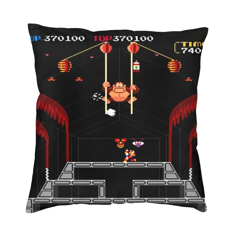 Cool Video Game Donkey Kong Throw Pillow Case Decoration 3D Double Side Printed Cushion Cover for Sofa