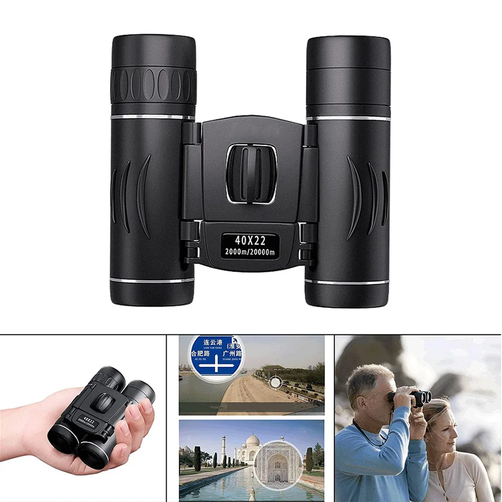 Portable Monocular Optics 40x22 2000m Zoom BAK4 HD Telescope Professional Powerful Binoculars Long Range For Camping Outdoor