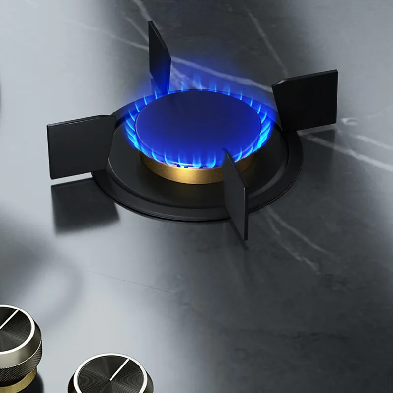 موقد كوارتز مدمج على سطح الطاولة، موقد غاز منزلي مخفي بثلاثة شعلات