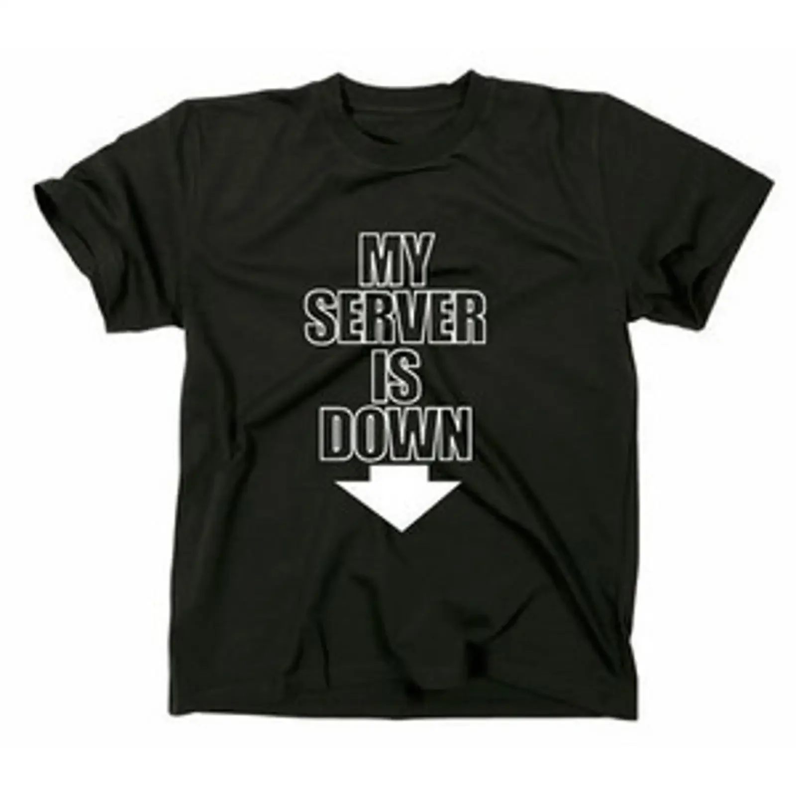 My Server Is Down Fun T Shirt Admin Funshirt Nerd Geek Funny Lustig vintage Washed Comfortable streetwear Breathable Stretched