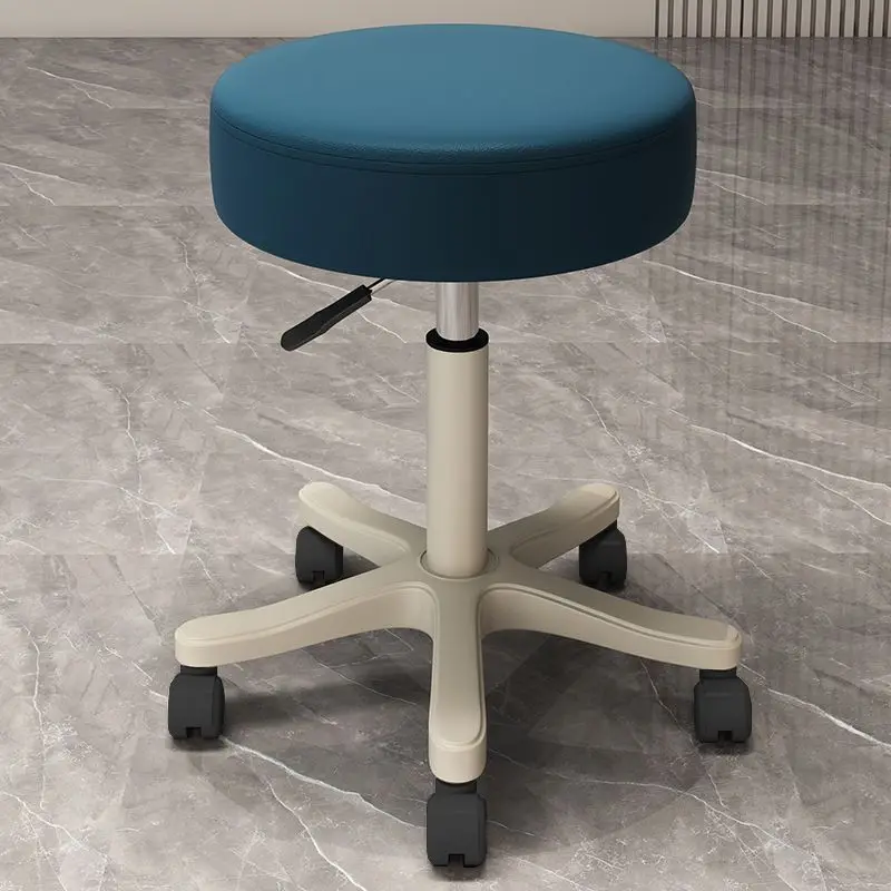 Schoonheidskruk met rugleuning Katrol Roterende liftstoel Manicure Haar Draaistoel Huishoudelijke dressing Make-upstoel