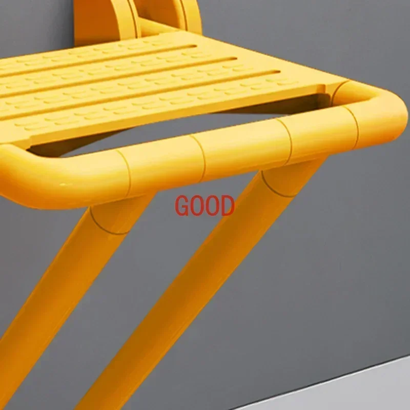 Foldable Bath Bathroom Chairs Auxiliary Shower Items Bathroom Stools Suspended Small Muebles Para Casa Bathroom Furniture CM50YS