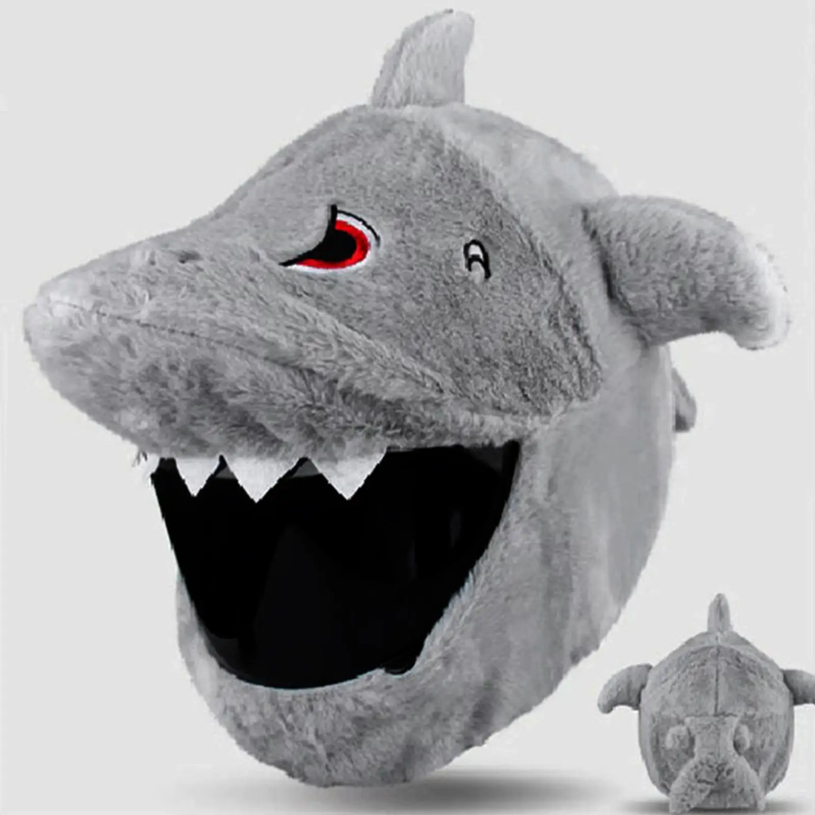 

Motorcycle Helmet Cover Warm Fun Rides and Gifts Plush Animal Helmet Covers for