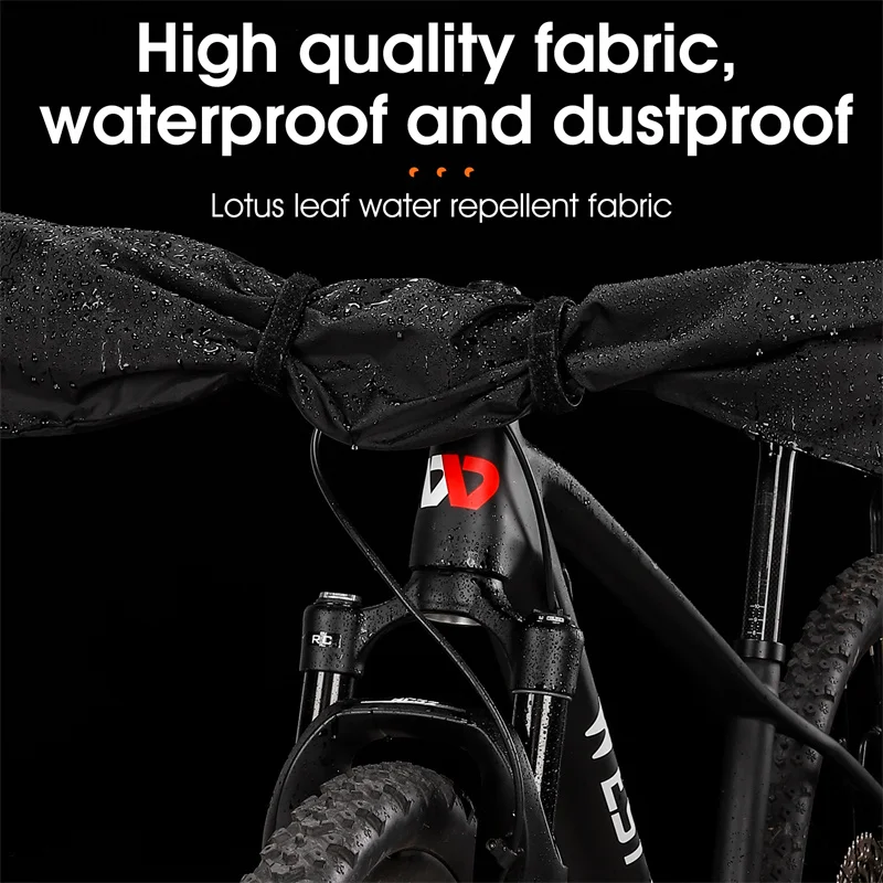 WEST BIKING Bike Handlebar Protector Cover Waterproof Dustproof MTB Bicycle Maintenance Cover Outdoor UV Guard Cycling Equipment image 3
