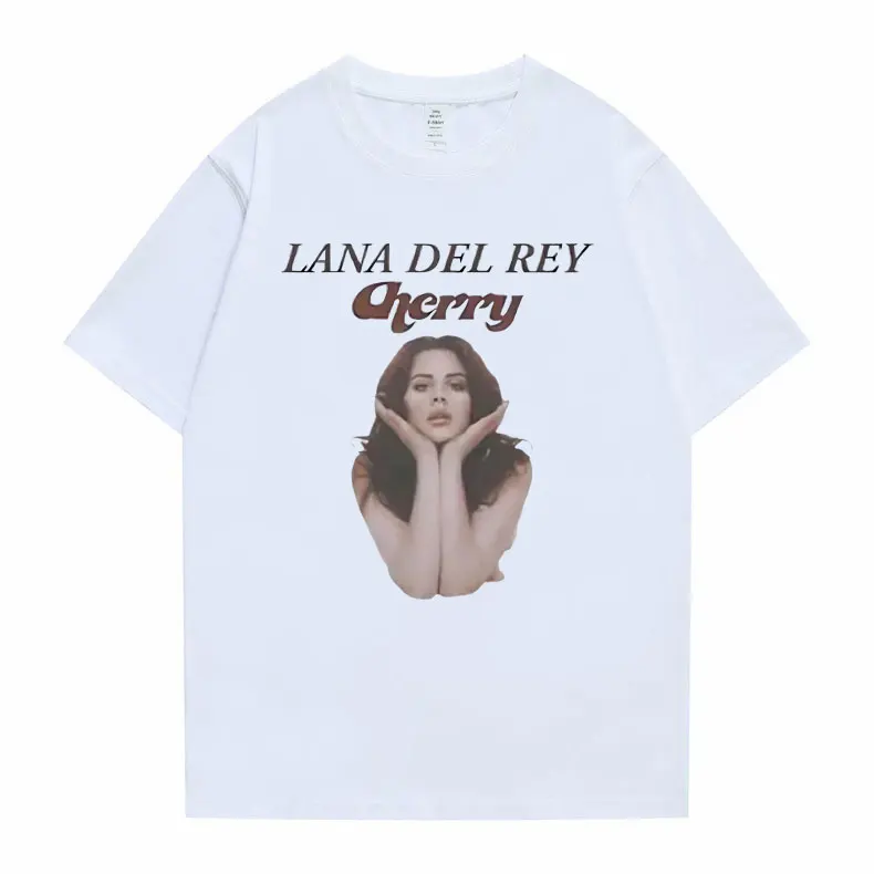 

Vintage Lana Del Rey Graphic T Shirts Men Women Hip Hop Oversized T-Shirts Male Casual Short Sleeve Men's Art Aesthetic Tshirt