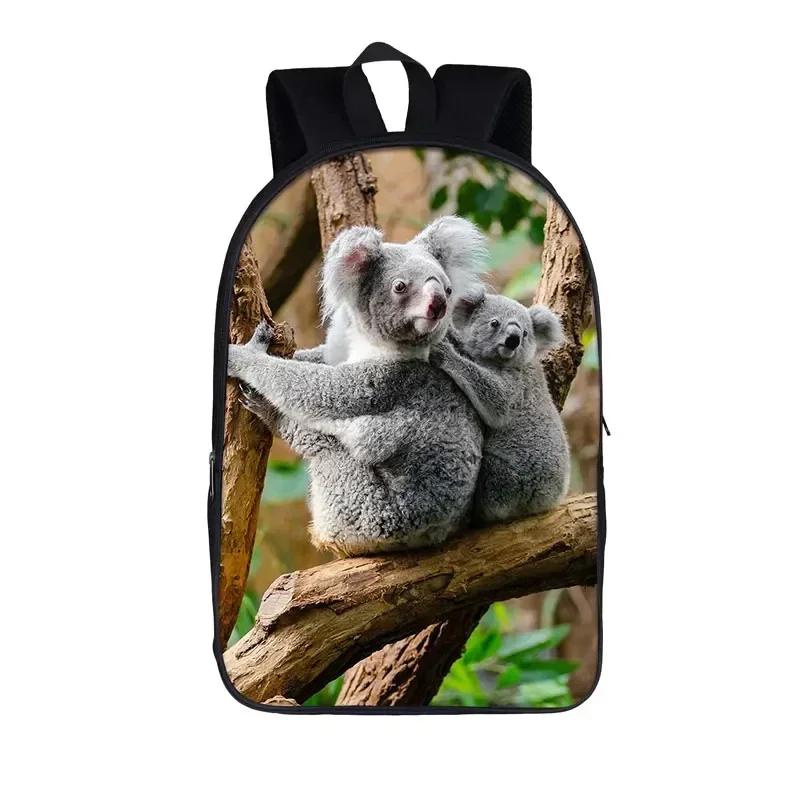 Cute Animal Koala Backpack Children School Bags for Teenager Boys Girls School Backpacks Women Rucksack Kids Book Bag