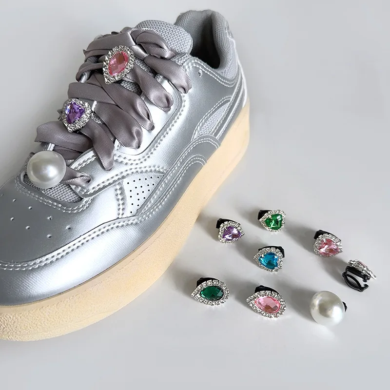 

Украшения для обуви Blingbling, подвески для кроссовок, блестящая Бриллиантовая цепочка, украшение для кроссовок, дизайнерские модные украшения для обуви Bejeweled