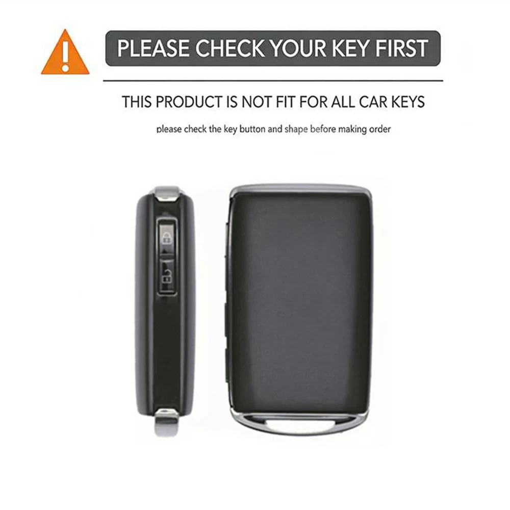 Silicone Car Key Case for Mazda CX-5 CX-30 CX-50 CX70 CX90 Mazda3 6 CX-9 MX-5 Miata 2 Button Car Key